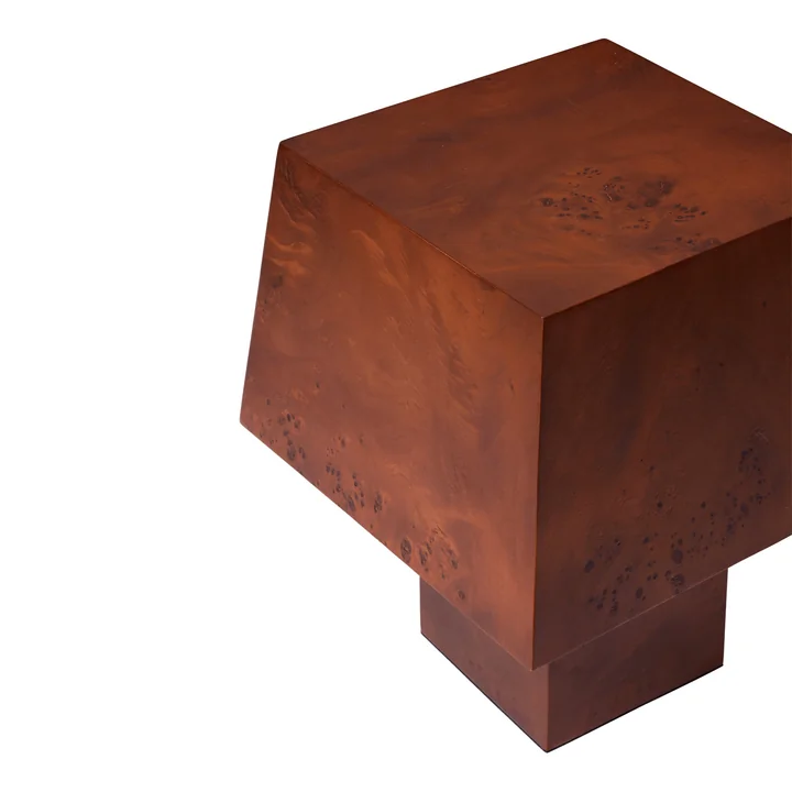 Ferm Living - Burl Tafellamp, donker gebeitst