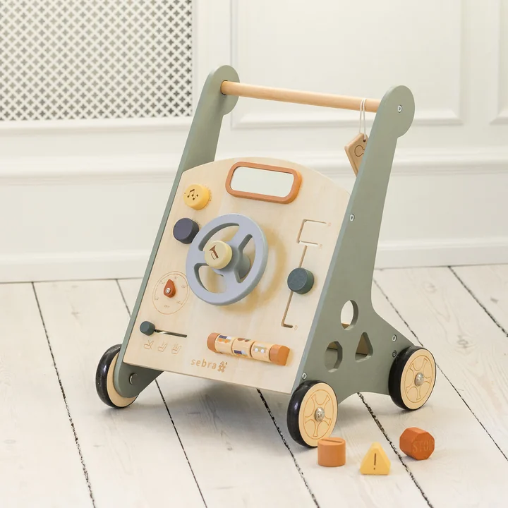 Sebra - Loopstoeltje met activiteiten, auto