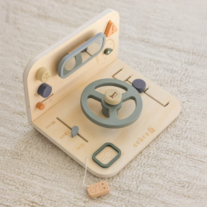 Sebra - Activiteitenbord auto, veelkleurig