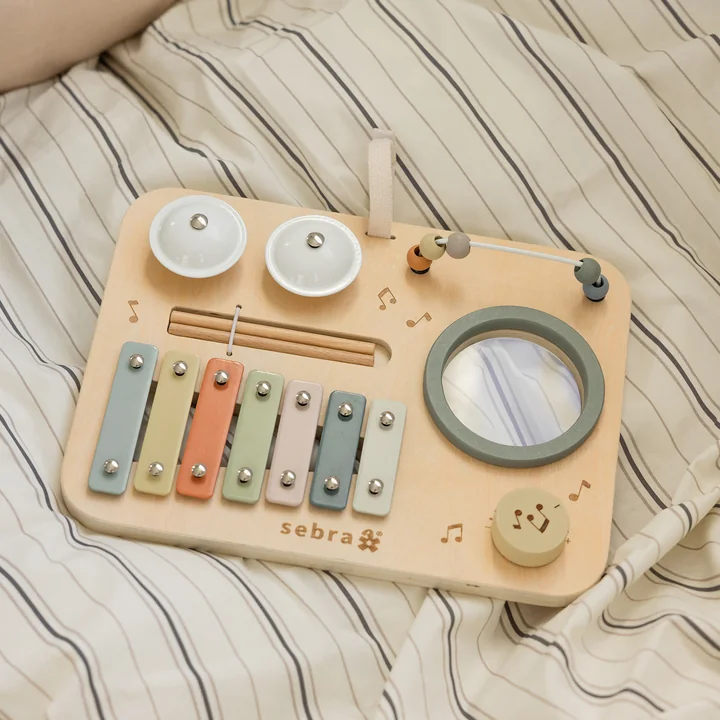 Sebra - Muziek activiteitenbord, veelkleurig