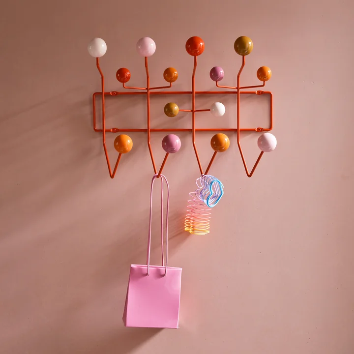 Vitra - Hang it all Garderobe, warm / rood