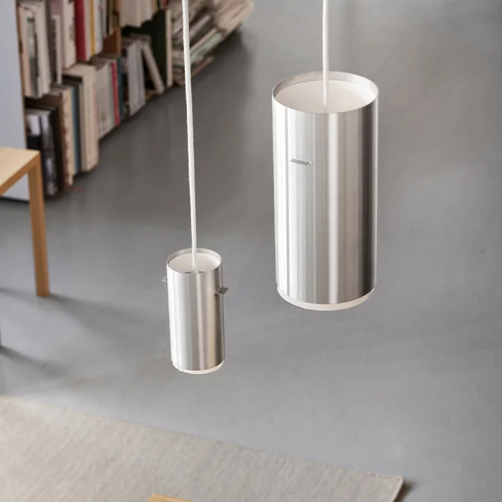 Moebe - Tube Hanglamp, geborsteld aluminium