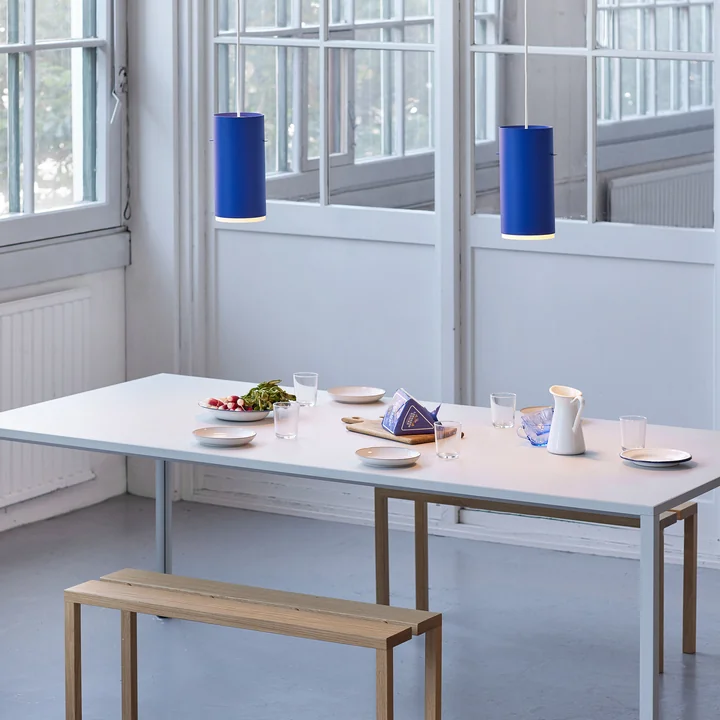 Moebe - Tube Hanglamp, groot / diepblauw