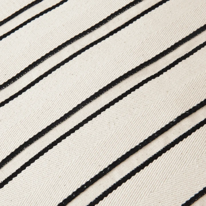 Ferm Living - Keper bolster, 60 cm, gebroken wit / zwart