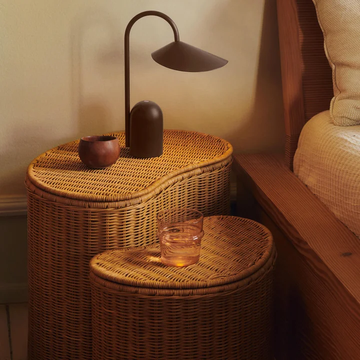 Ferm Living - Willora opbergmand, naturel (set van 2)