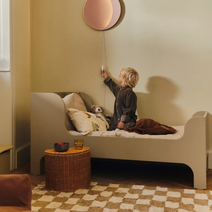 Ferm Living - Mara kinderdeken, 150 x 80 cm, bruin / warm zand