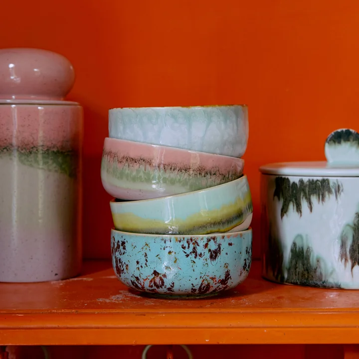 HKliving - 70's dessertschaal, Ø 12,5 cm