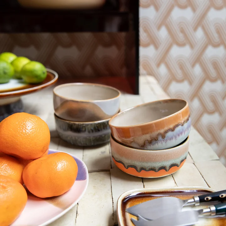 HKliving - 70's dessertschaal, Ø 12,5 cm