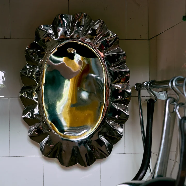 HKliving - New Classics Dienblad, medium, chroom