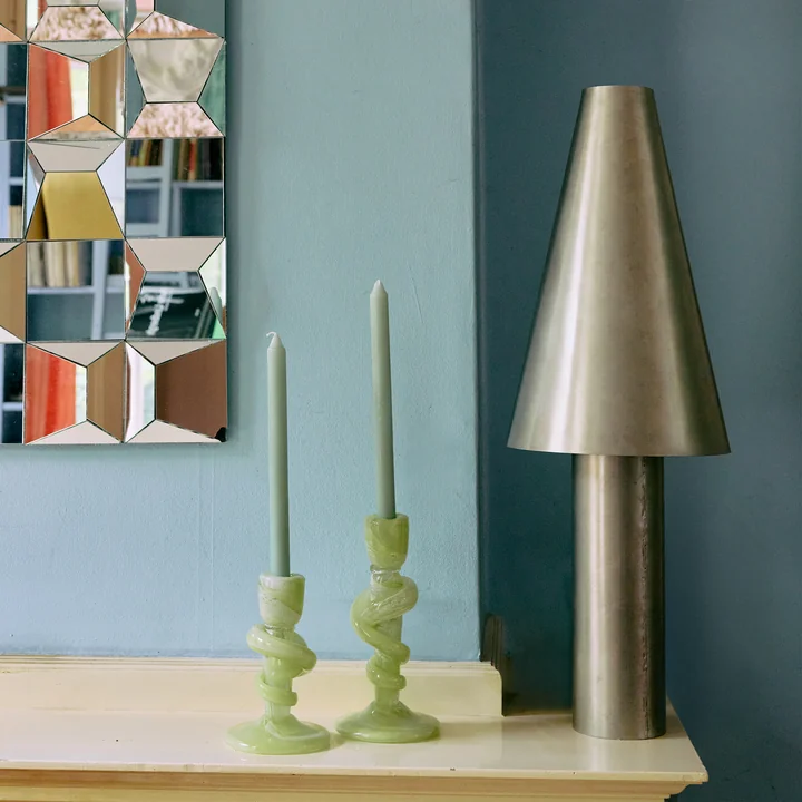 HKliving - Knotted Kaarshouder, groen