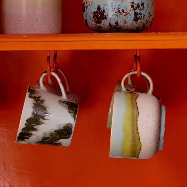 HKliving - 70's Theekop, 425 ml, glint