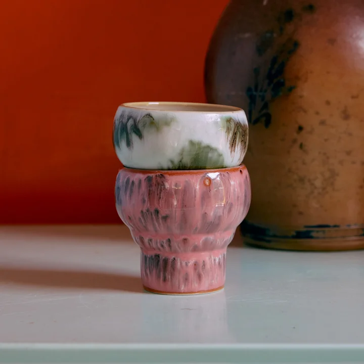 HKliving - 70's Espressomok, lungo, expression (set van 2)