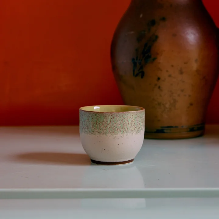 HKliving - 70's Koffiemok, 250 ml, chalk