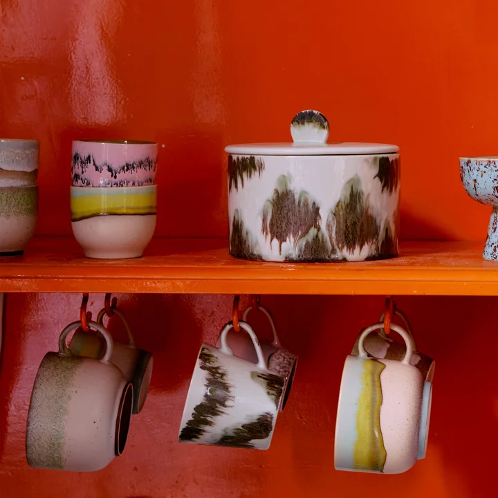 HKliving - 70's Koekblik 1,65 l, tide