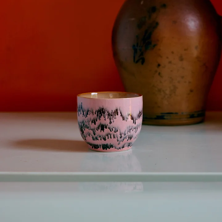 HKliving - 70's Koffiemok, 250 ml, bubble