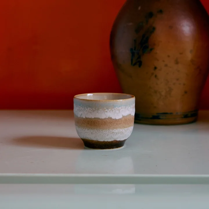 HKliving - 70's Koffiemok, 250 ml, skyline