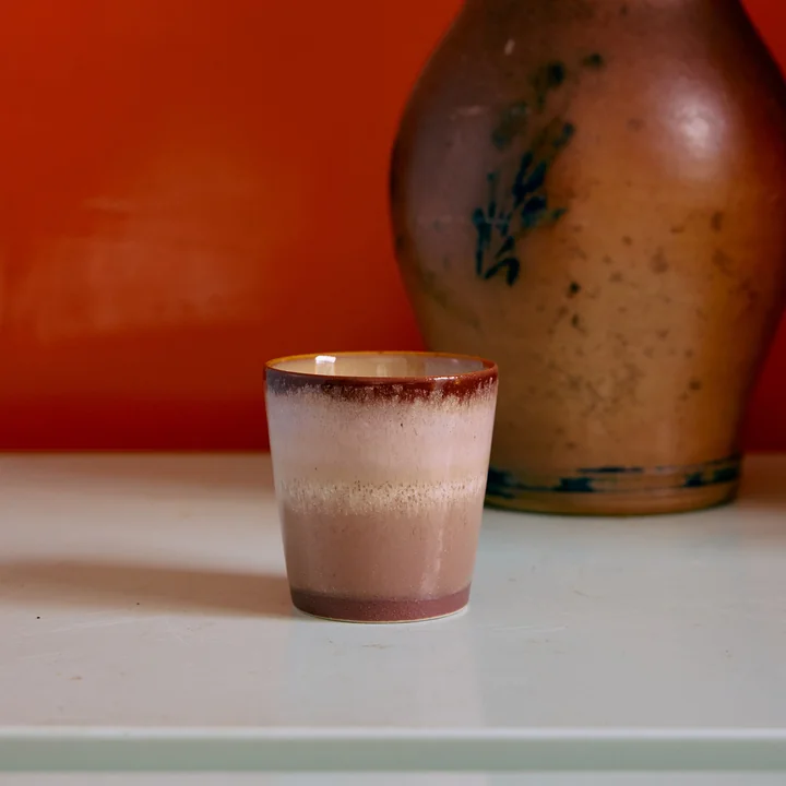 HKliving - 70's Koffiemok, 230 ml, bloom