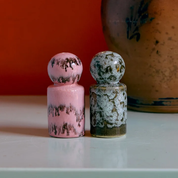 HKliving - 70's Peper- en zoutstel, baroque