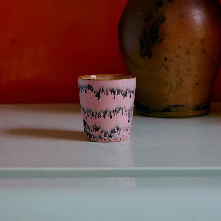 HKliving - 70's Koffiemok, 230 ml, bubble