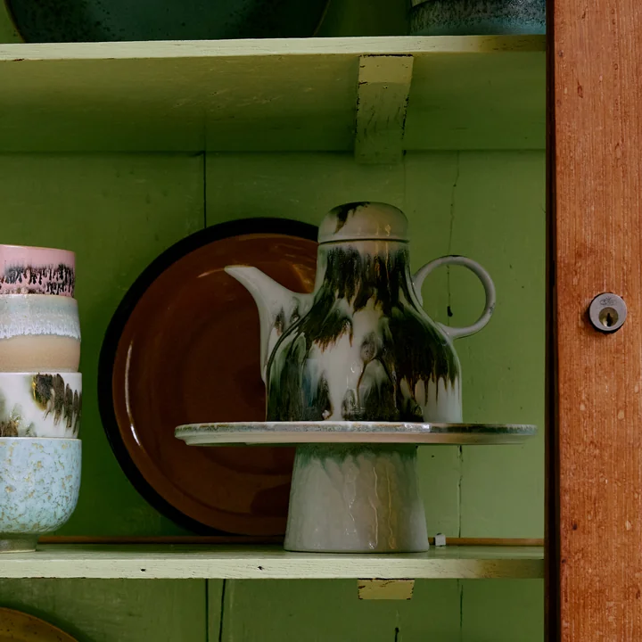 HKliving - 70's Gebakbord, M, smudge