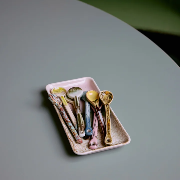 HKliving - 70's dienblad, 9 x 18,5 cm, muze