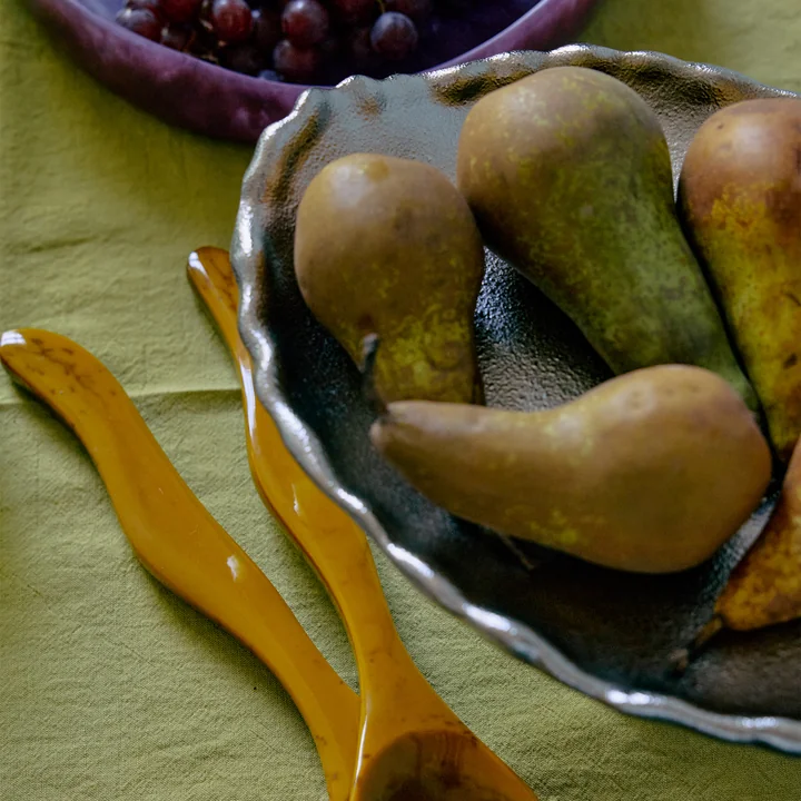 HKliving - New Classics Plateau, rough / chroom