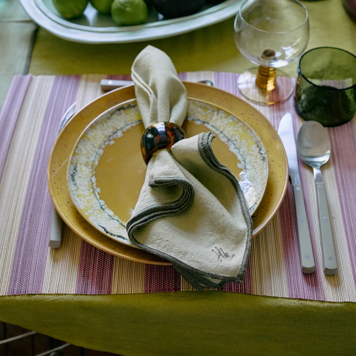 HKliving - Ease Servetten, 50 x 50 cm, dune (set van 2)