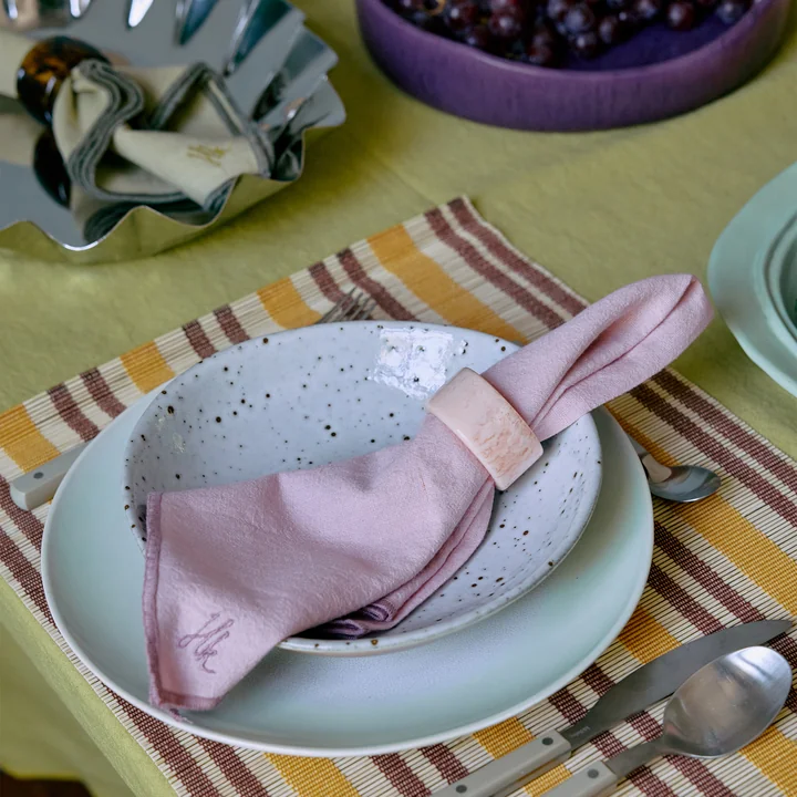 HKliving - Servetringen, zonsopgang (set van 4)