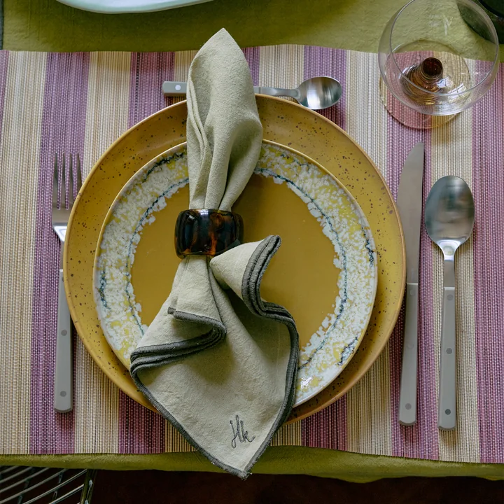 HKliving - Servetringen, zonsopgang (set van 4)