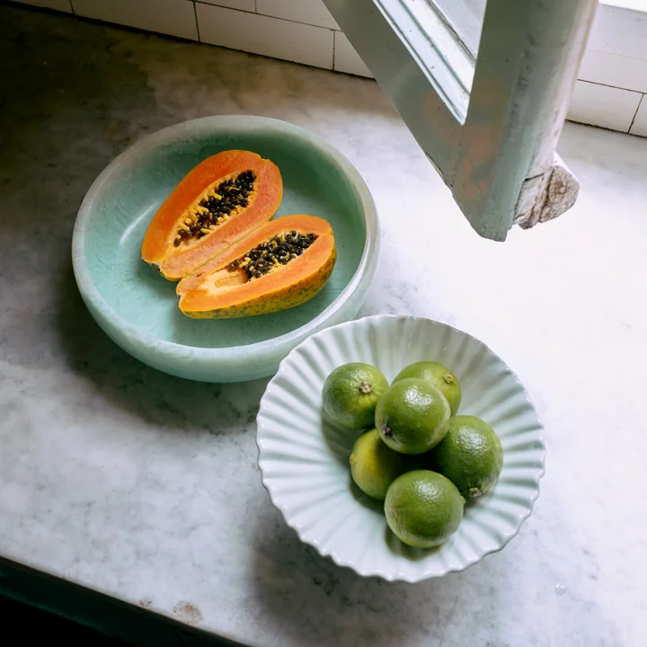 HKliving - Saladekom, Ø 26,5 x H 7,5 cm, mint