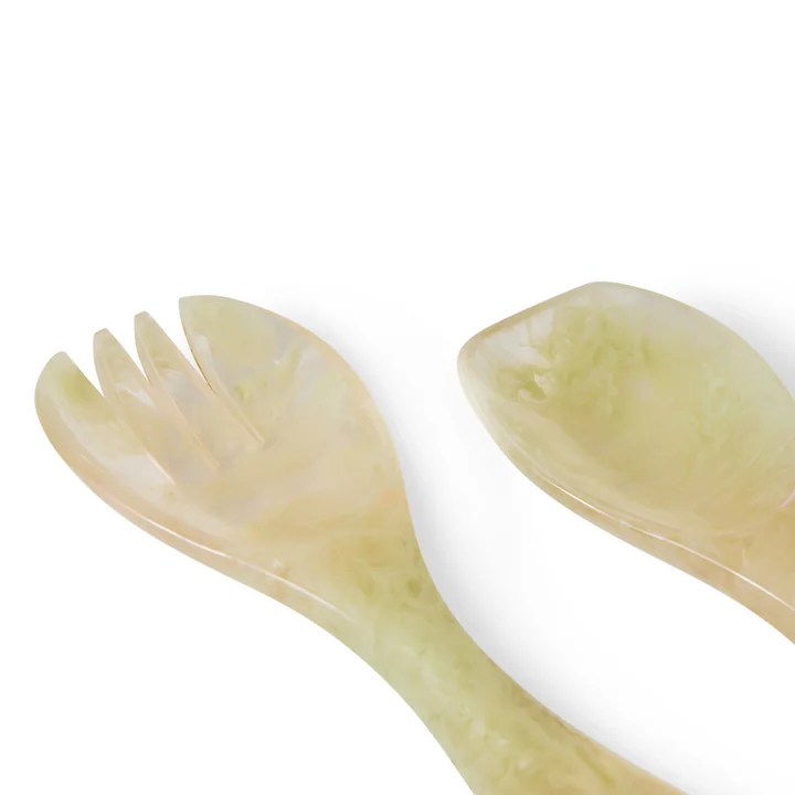 HKliving - Saladebestek, mist green (2 stuks)