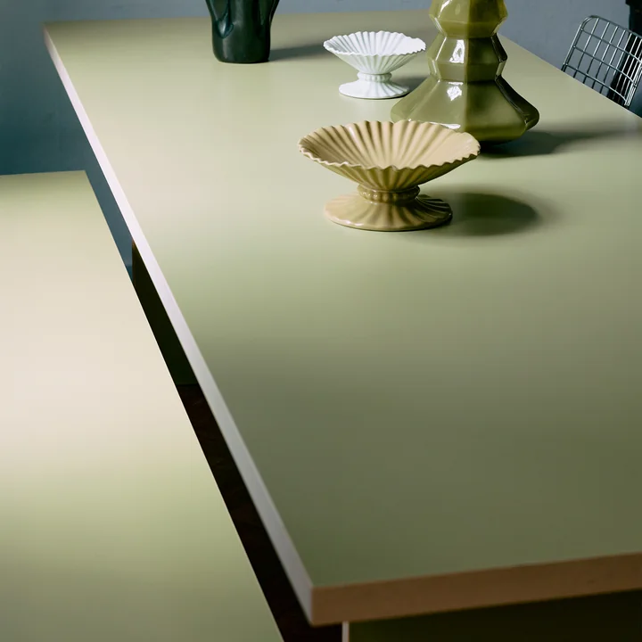 HKliving - Rechthoekige eettafel, pistache