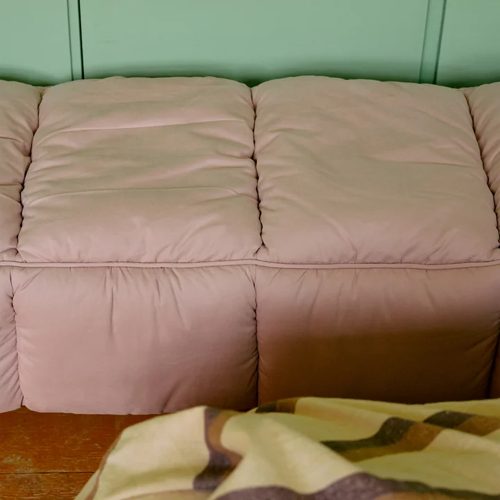 HKliving - Puffy Lobby Bank, 140 cm, blush