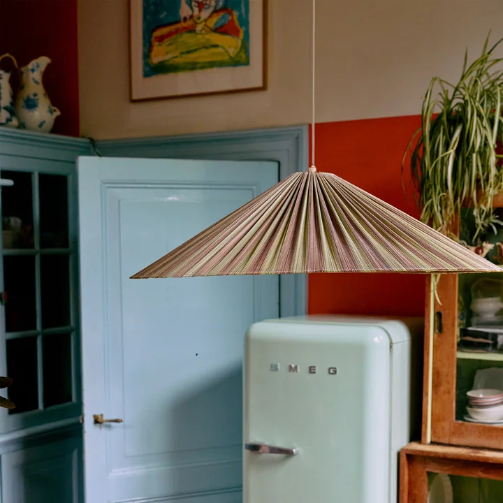 HKliving - Plisse Hanglamp, verdura