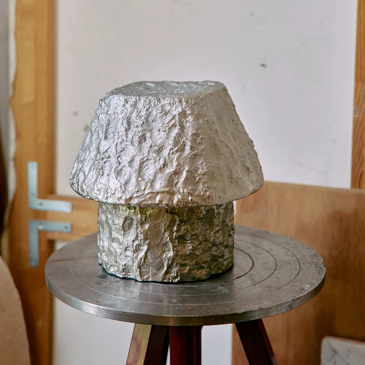 HKliving - Artefact Tafellamp, aluminium