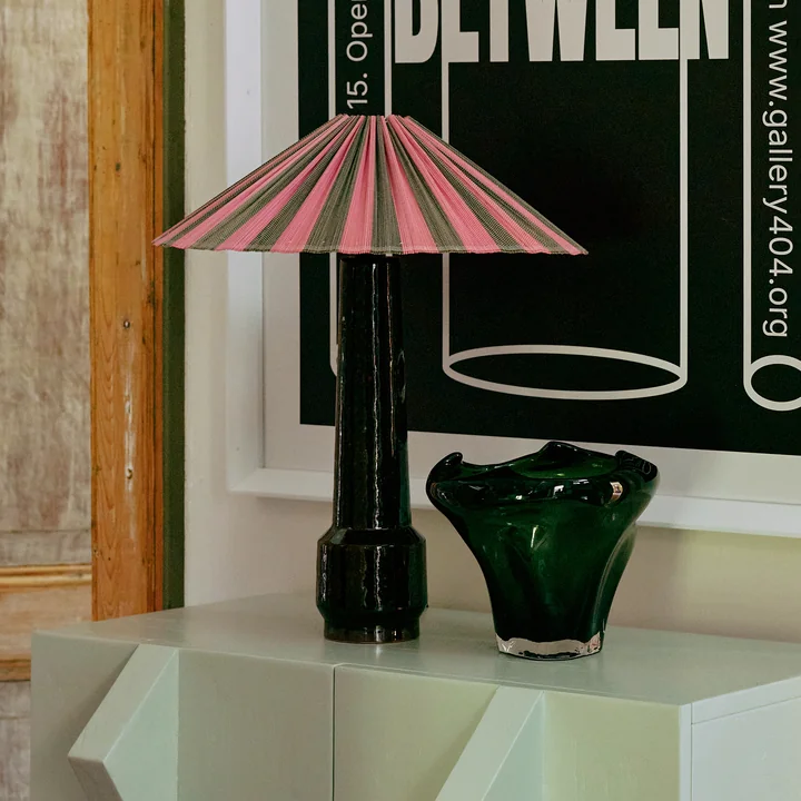 HKliving - Geplooide lampenkap, Ø 44 cm, camelia