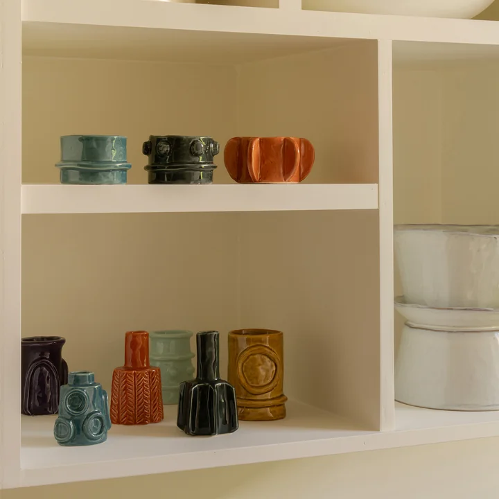 Serax - Molly theelichthouder, groot, veelkleurig (set van 3)