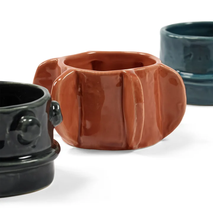 Serax - Molly theelichthouder, groot, veelkleurig (set van 3)