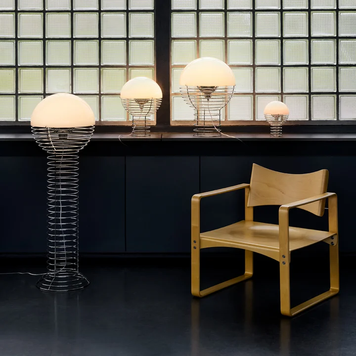 Verpan - Wire LED verlichting, chroom / wit