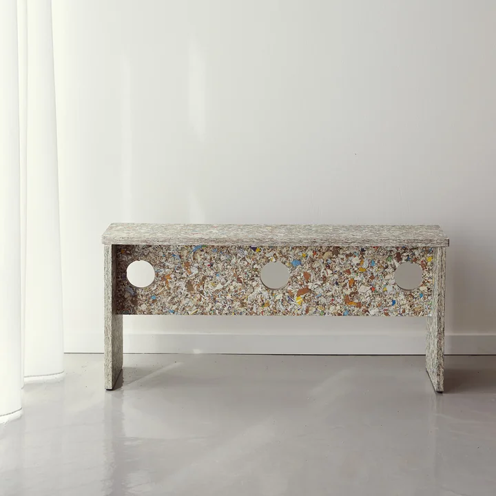 Form & Refine - Remake bank, 95 cm, grijs