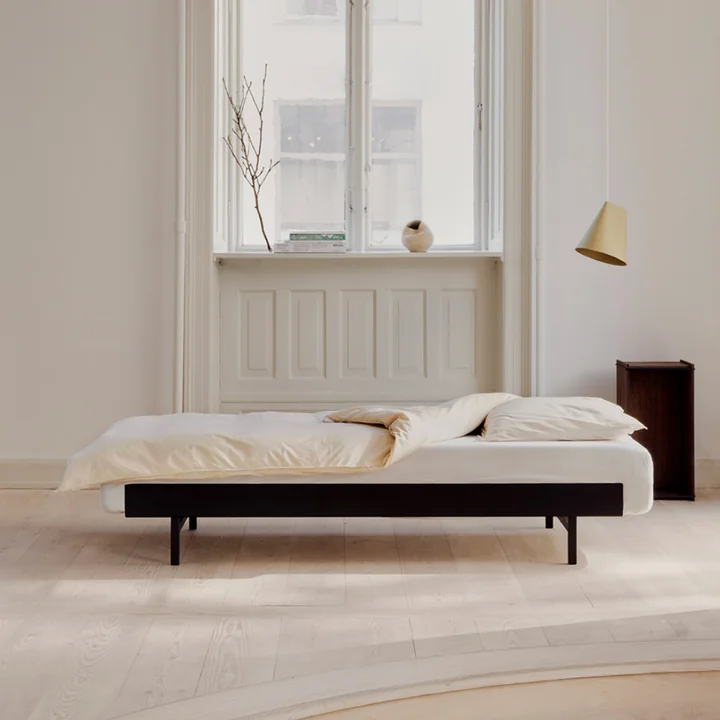 Moebe - Bed 90 cm, zwart