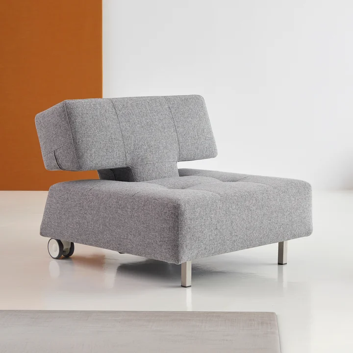 Innovation Living - Long Horn Deluxe Excess Fauteuil, grijs (565 Twist Granite)