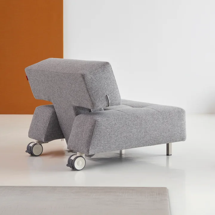 Innovation Living - Long Horn Deluxe Excess Fauteuil, grijs (565 Twist Granite)