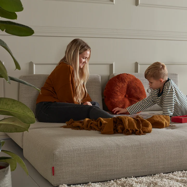 Innovation Living - Sigmund Drip Slaapbank, 200 x 84 cm, eiken / naturel (579 Kenya Gravel )