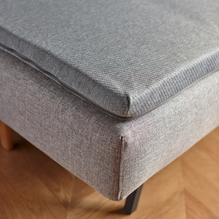 Innovation Living - Topper matrastopper, 140 x 200 x 5 cm grijs