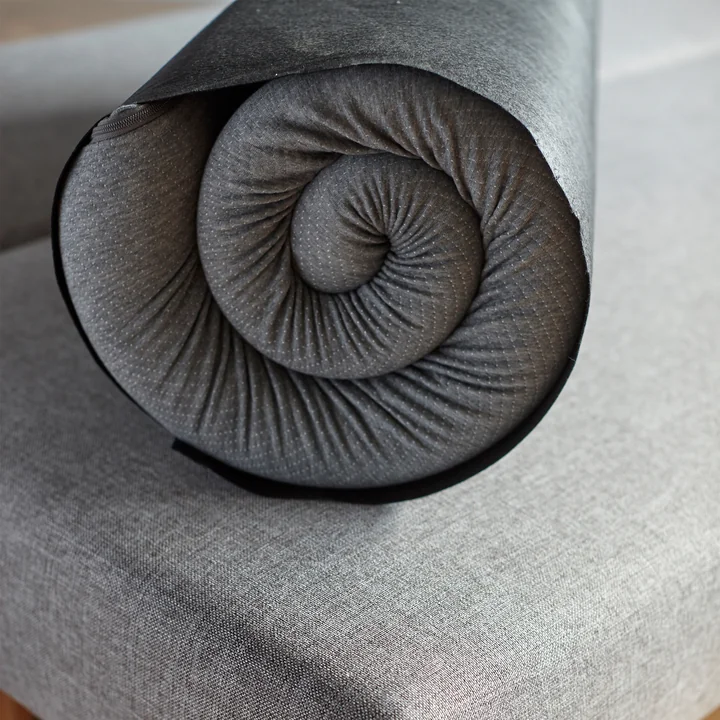 Innovation Living - Topper matrastopper, 140 x 200 x 5 cm grijs