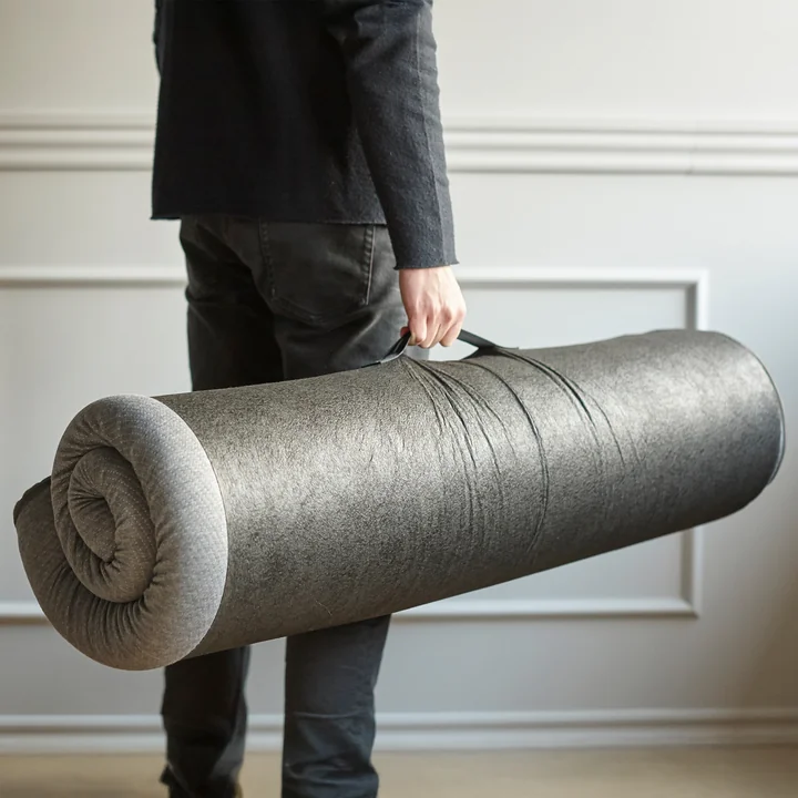 Innovation Living - Topper matrastopper, 140 x 200 x 5 cm grijs