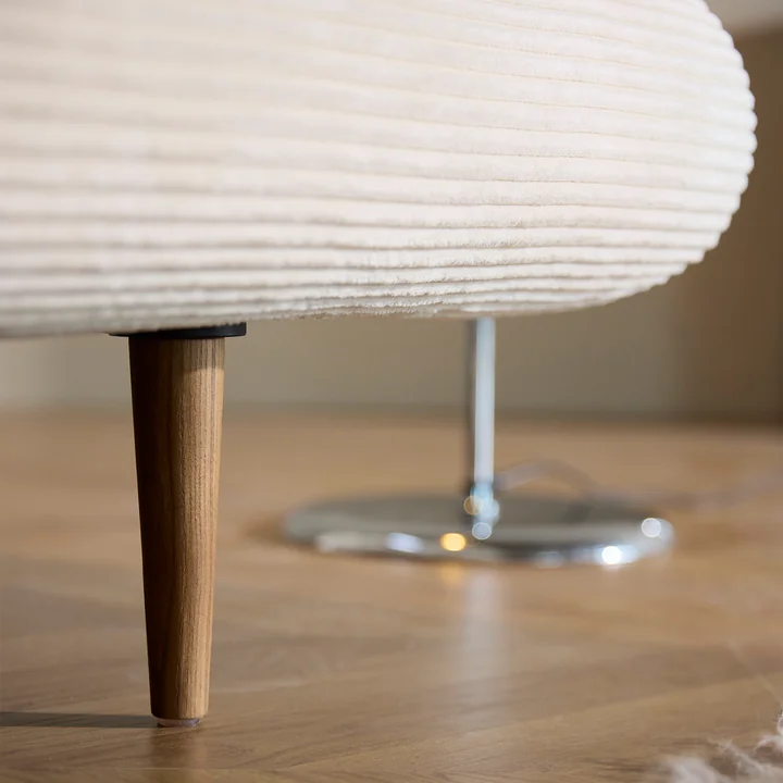 Innovation Living - Unfurl Lounger slaapbank, 200 x 121 cm, ivoor (594 Corduroy )