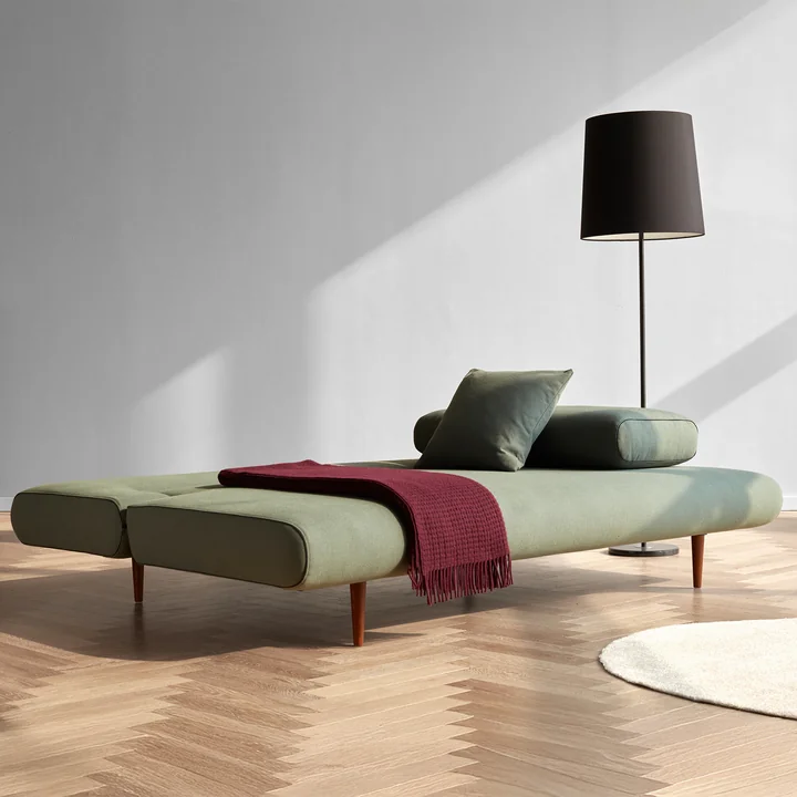 Innovation Living - Unfurl Slaapbank, 200 x 121 cm, groen (518 Elegance )