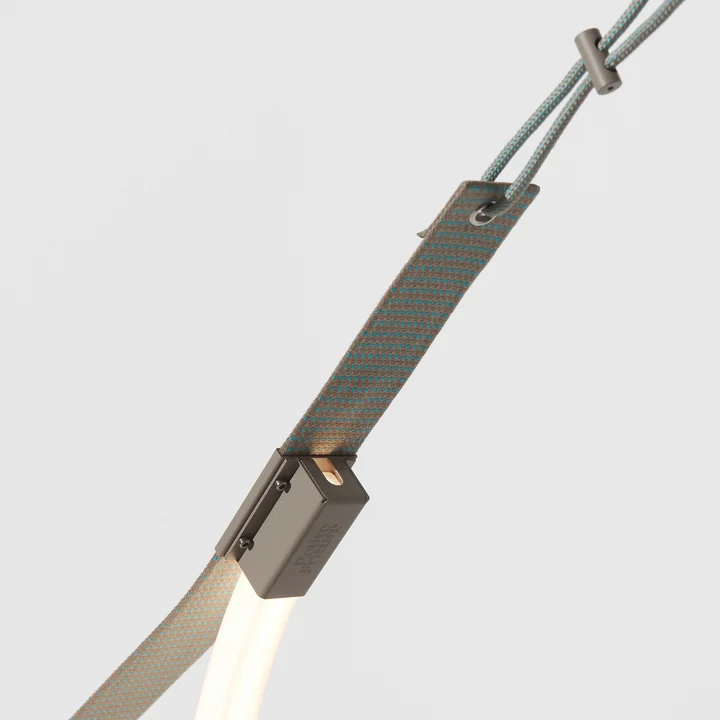 Petite Friture - Spline LED hanglamp, 450 cm, beige / blauw